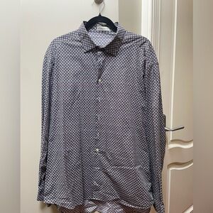 Etro Men's Geometric Shirt - Black and White